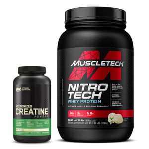 Combo Nitro Tech Whey Protein + Creatina ON