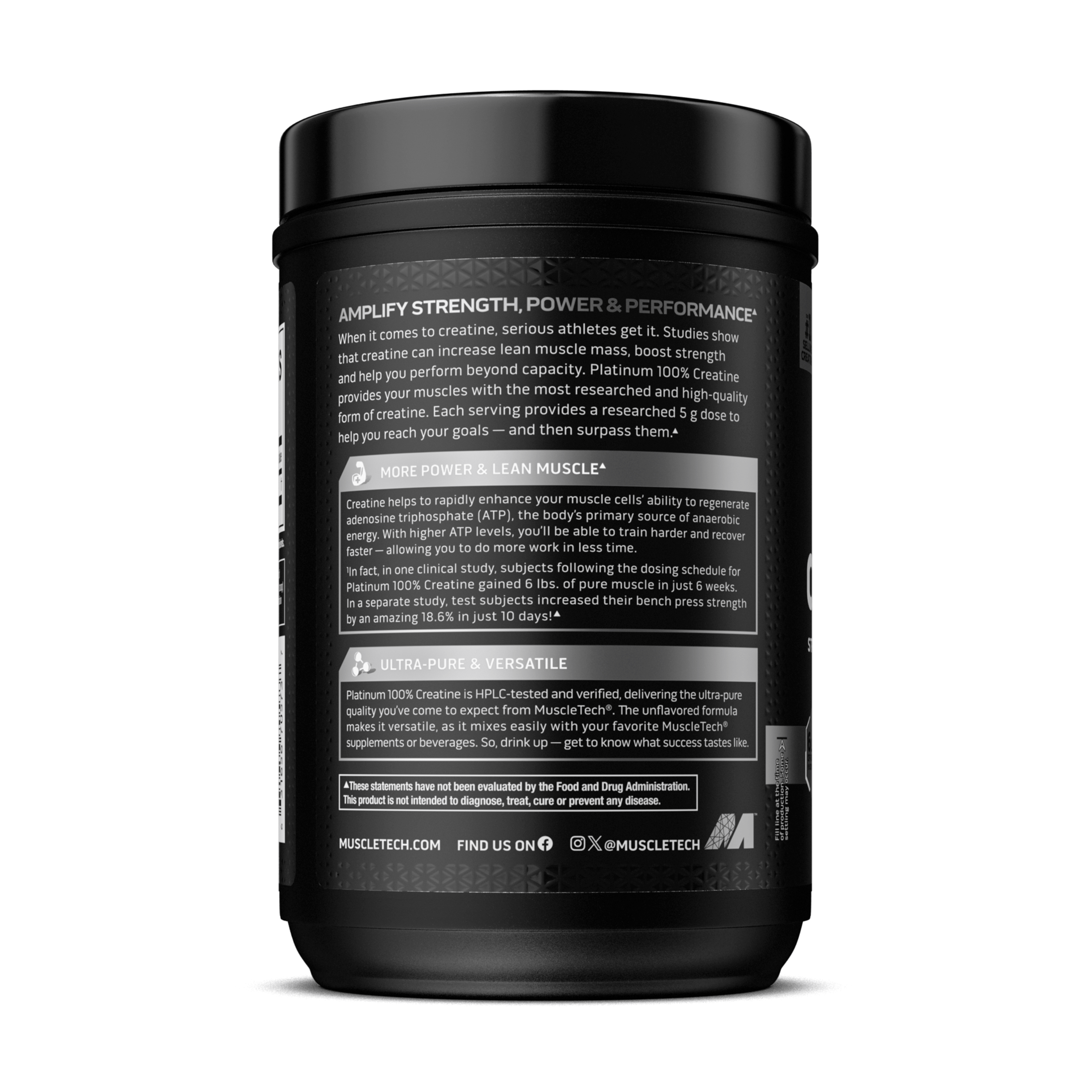 Creatina Essential Series Muscletech | EnergyZone