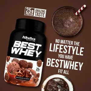 Best Whey Brigadeiro Gourmet 900grs Atlhetica Nutrition