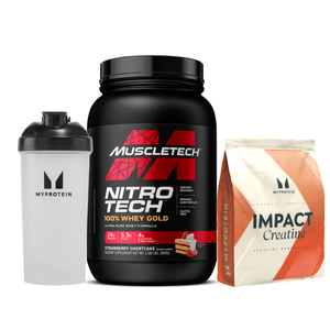 Proteina Nitro Tech 100% Gold + Creatina Myprotein 500g