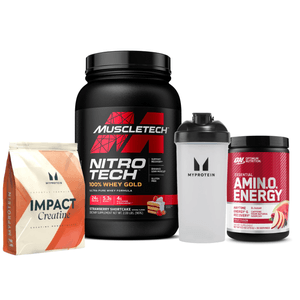 Nitro Tech 100% Gold + Creatina Myprotein 250g + Amino Energy ON
