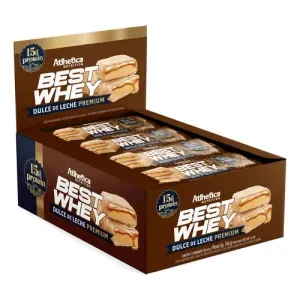 Barras Proteicas Best Whey 62grs - Caja 12 uni Atlhetica Nutrition